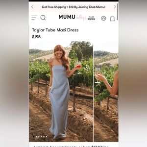 Taylor tube maxi dress